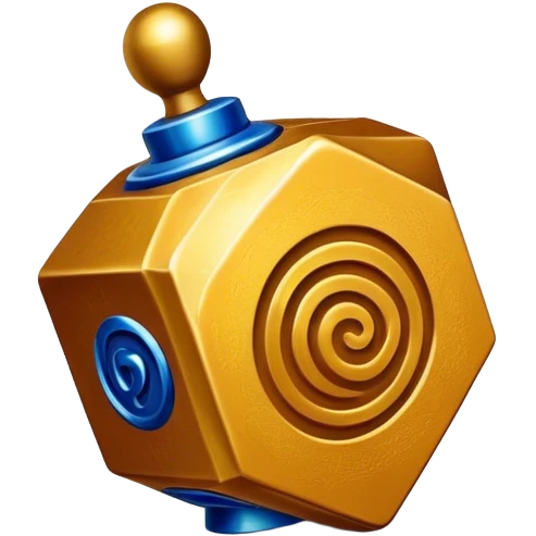 Dizzy dreidel emoji