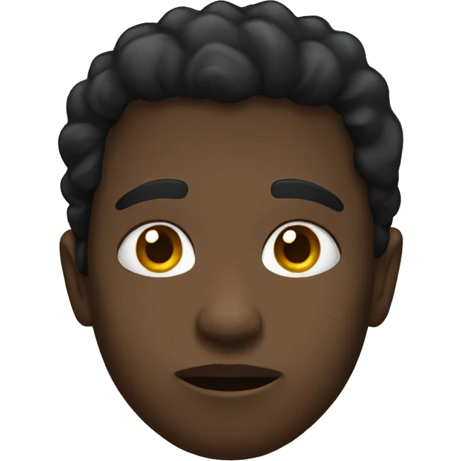 Black broken heard emoji