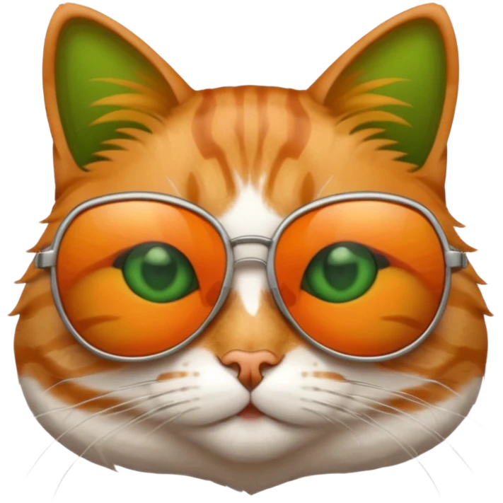 Cat wearing sunglasses emoji
