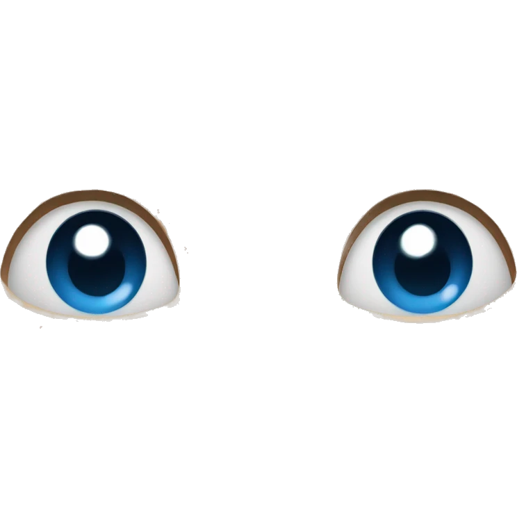 A man with blue eyes, bald, with his mouth pressed down emoji