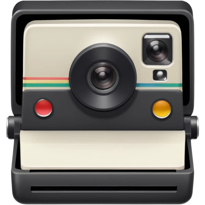 blank polaroid photo, with a subtle shadow, no text emoji