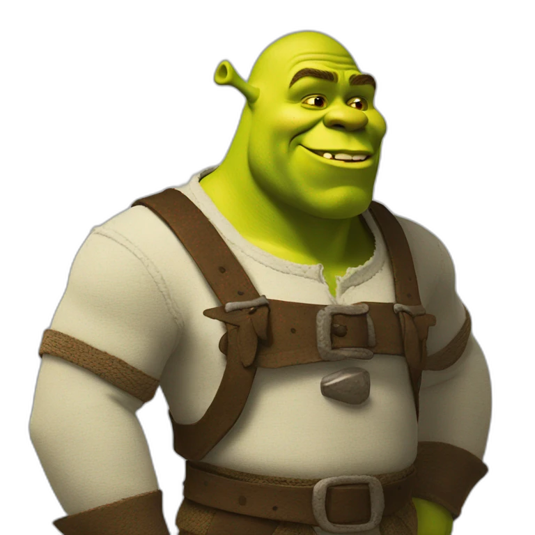 Shrek fait le signe ok emoji