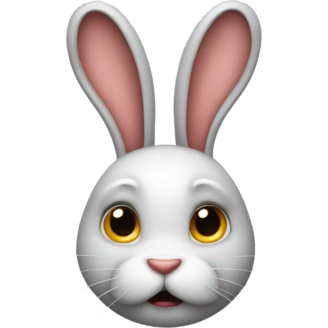 rabbit body unhappy emoji