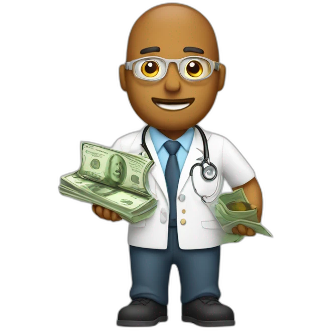 doc with phone and money emoji