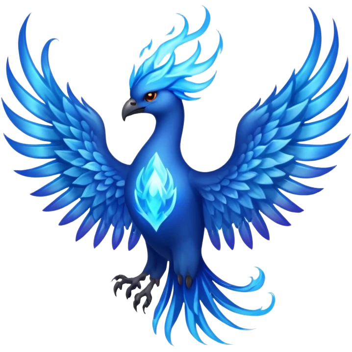 Blue flame phoenix wings - Cold fire








 emoji