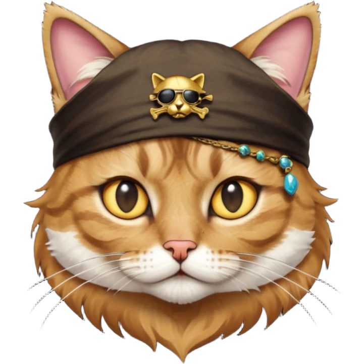 pirate cat emoji