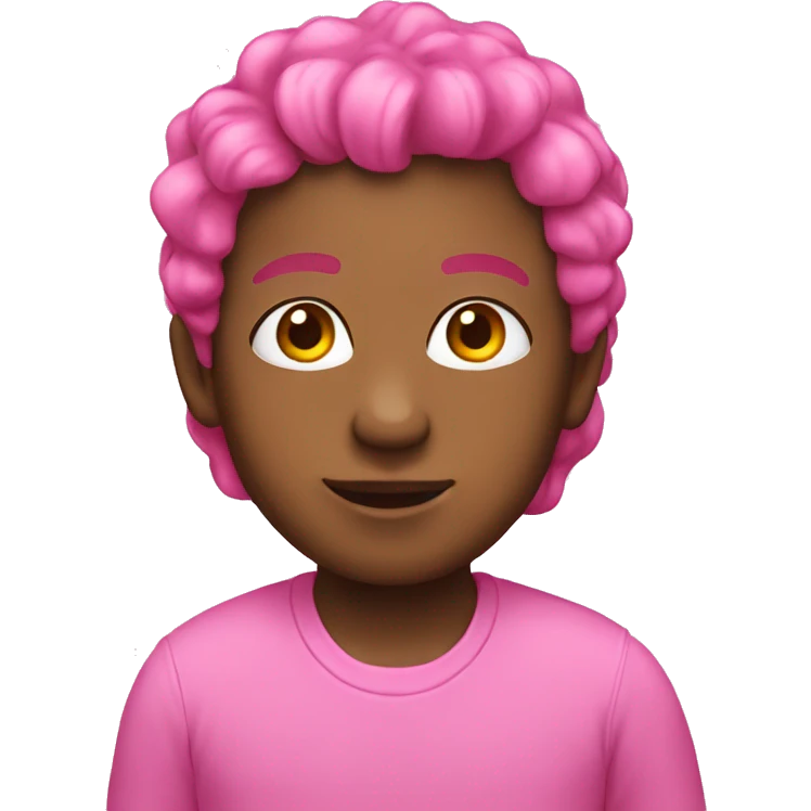 Pink tres  emoji