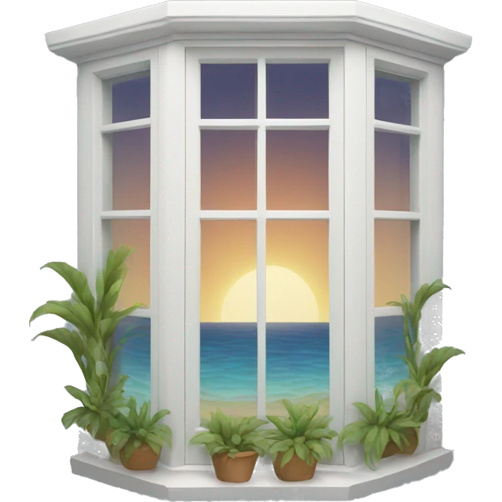 Seaside window emoji