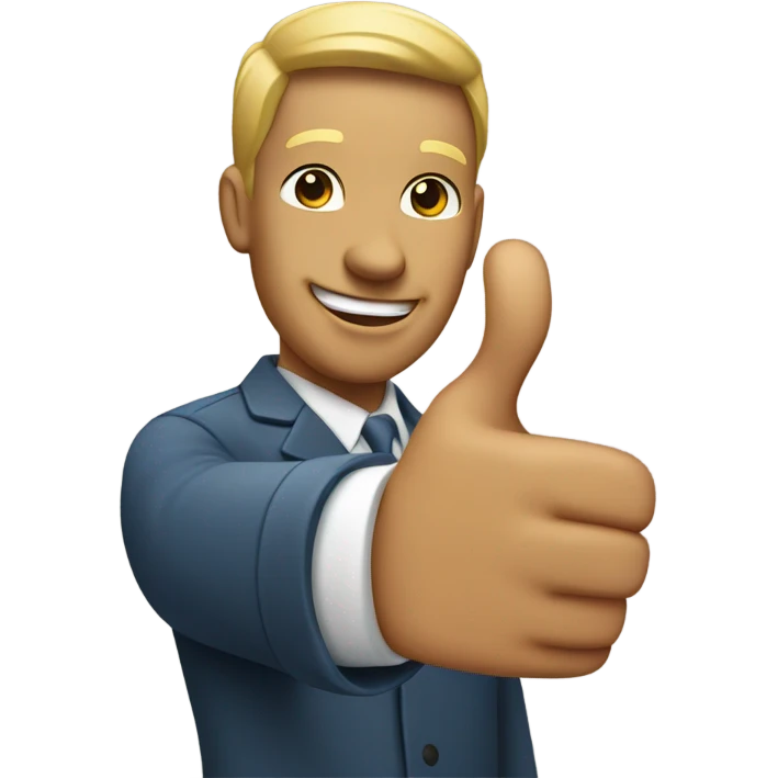 Thumbs up emoji