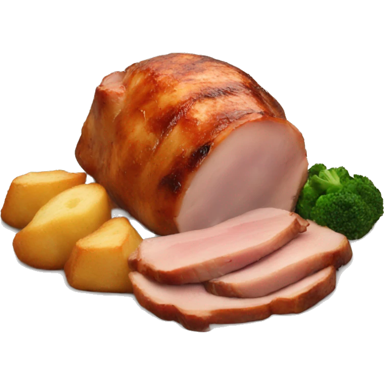Ham roast dinner emoji