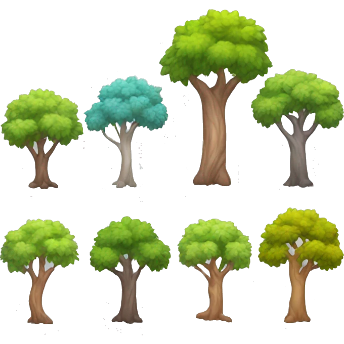 tree cute cats diferent colours emoji