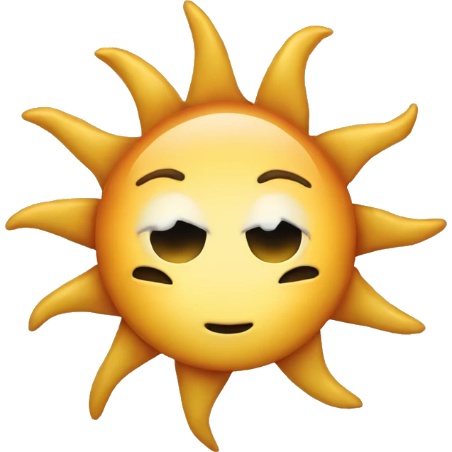 Sun is going down emoji