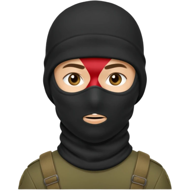russian soldier with balaclava emoji