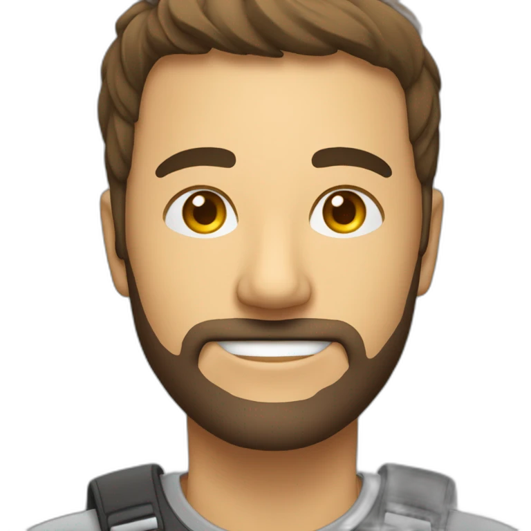 personne qui travaille sur son ordianteur vue de face emoji