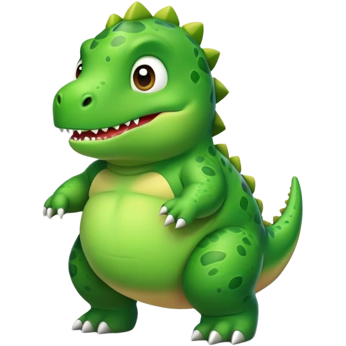 chubby cute dinosaur emoji