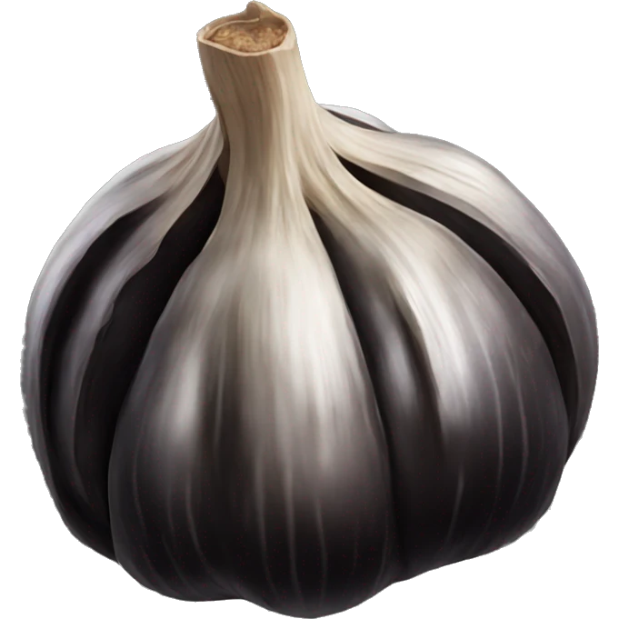 black garlic emoji