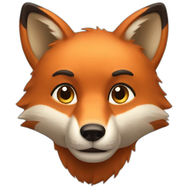 a half fox half bear emoji
