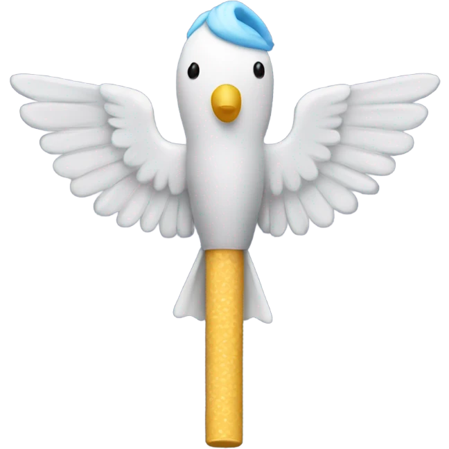 un pez con alas emoji