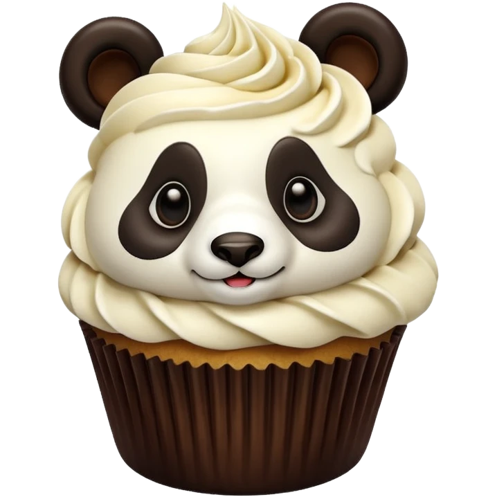 Panda Cupcake bite me emoji