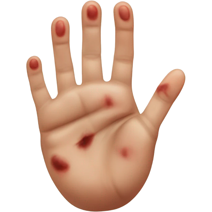 Swollen finger  emoji