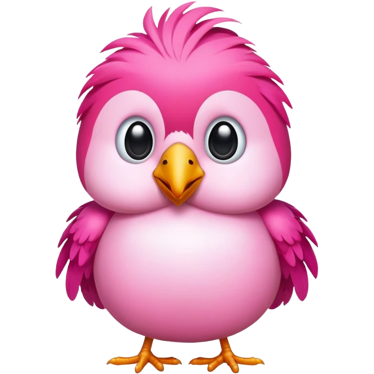 Pink bird emoji