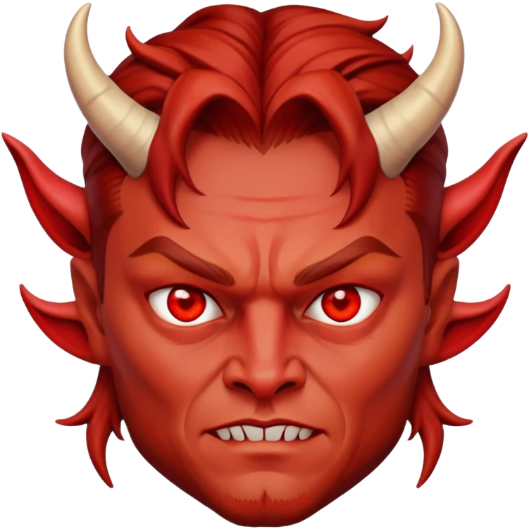 Leonardo DiCaprio as devil with horns emoji