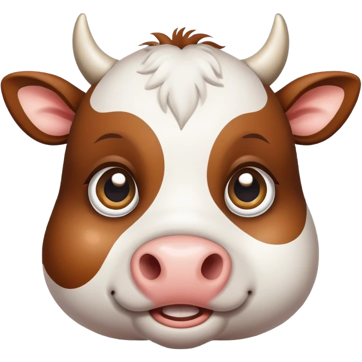 Cute cow emoji