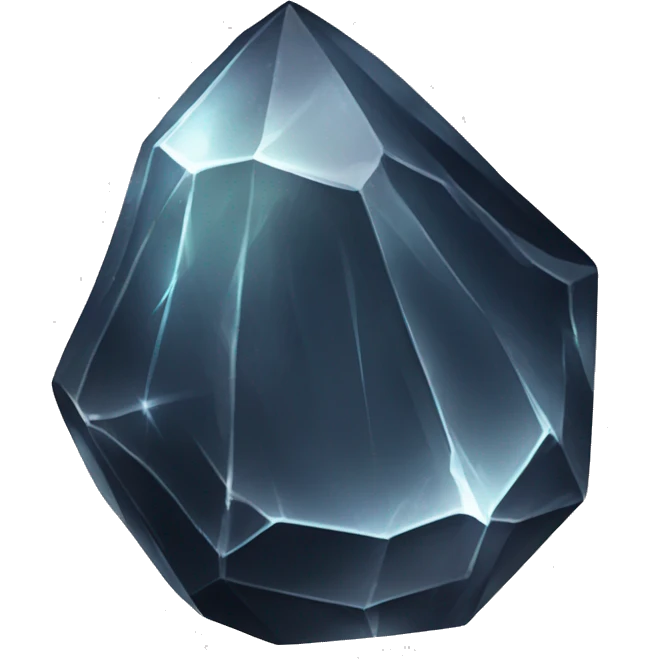 Shard of charged obsidian crystal emoji