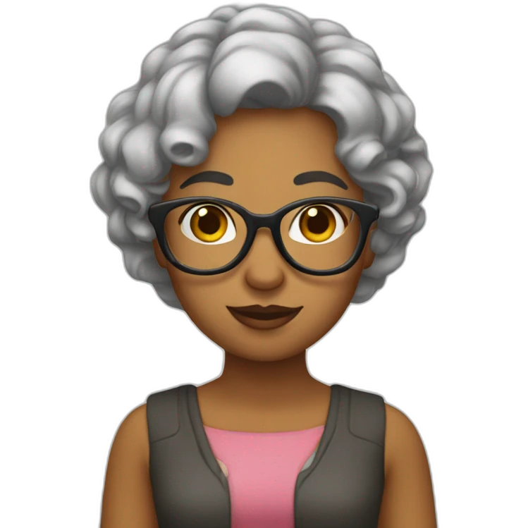 Geekette poutreuse emoji
