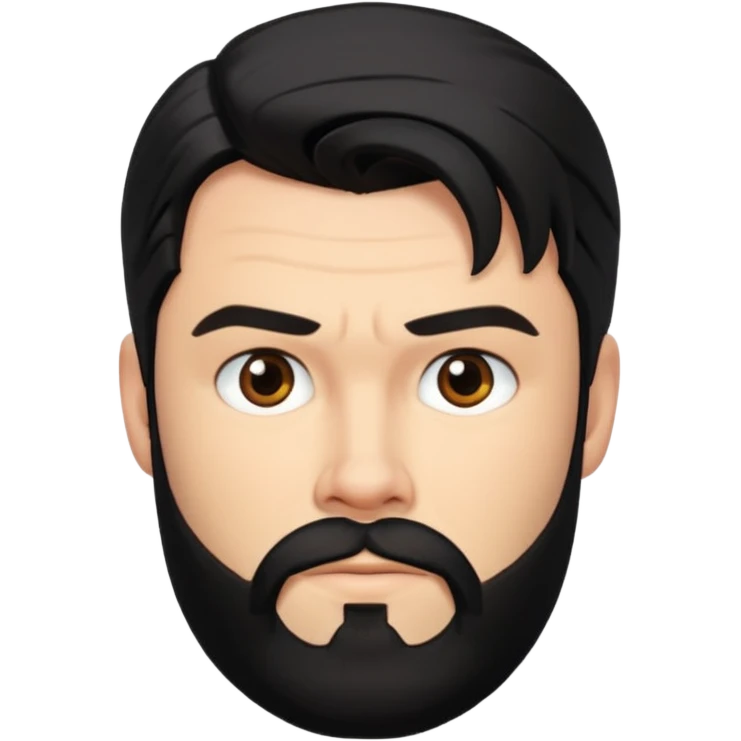 chris hemsworth black hair and beard emoji