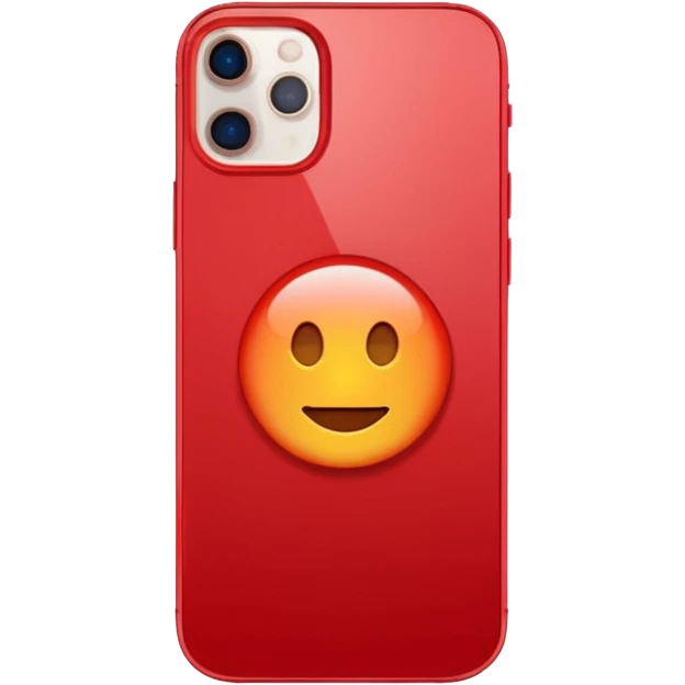 iPhone 12 red emoji