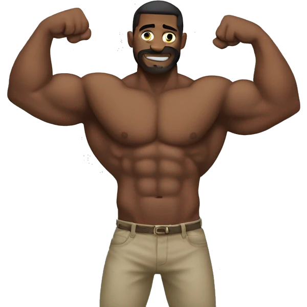 survivor proud of himself flexing his muscles emoji