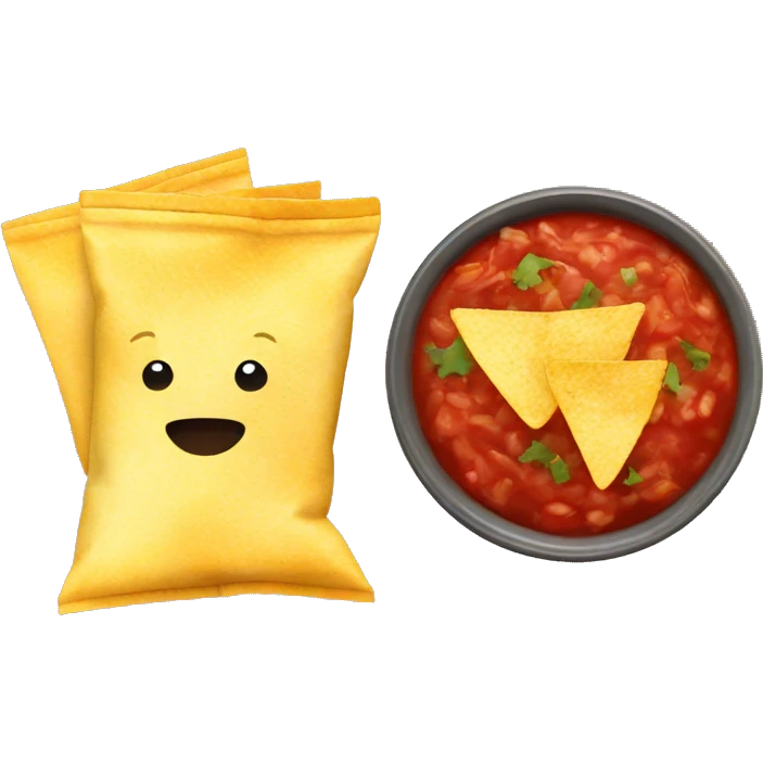 Chips and salsa  emoji