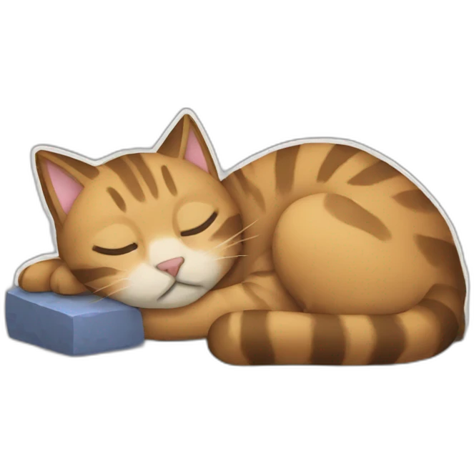 cat minecraft sleeping emoji