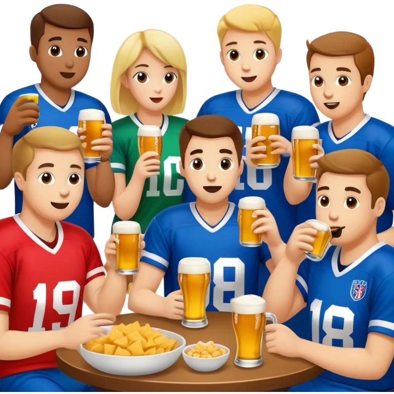 Football watching emoji