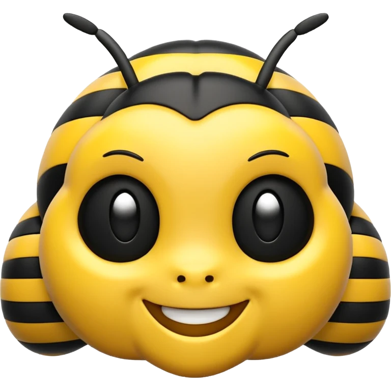 Animals: Bumblebee in 3D Emoji emoji