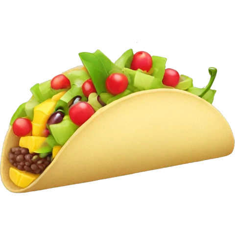Fruit taco emoji