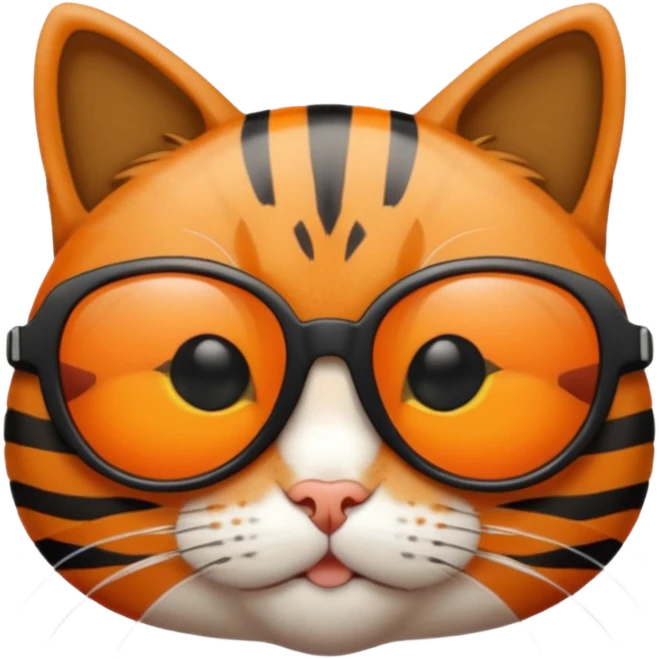 Cat wearing sunglasses emoji