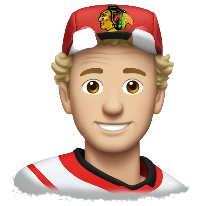 Jonathan Toews as beach bum emoji