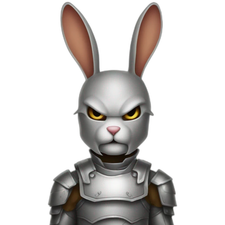 yugy bunny versus Throne Watcher and Defender emoji