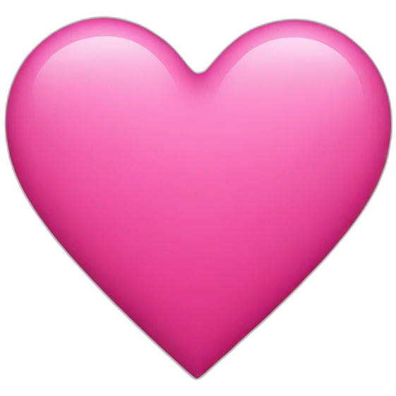black and pink heart emoji