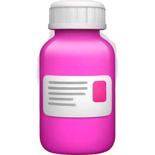 Pink medication  emoji