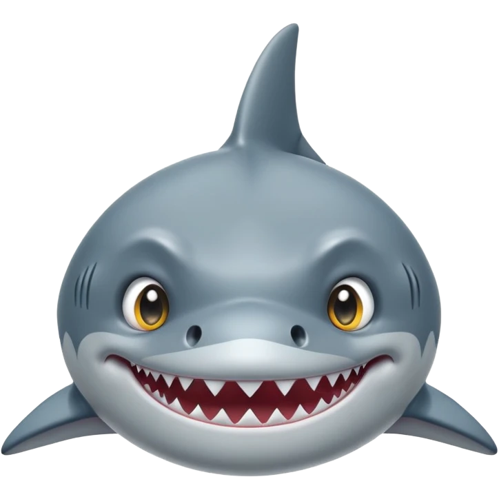 sad shark  emoji