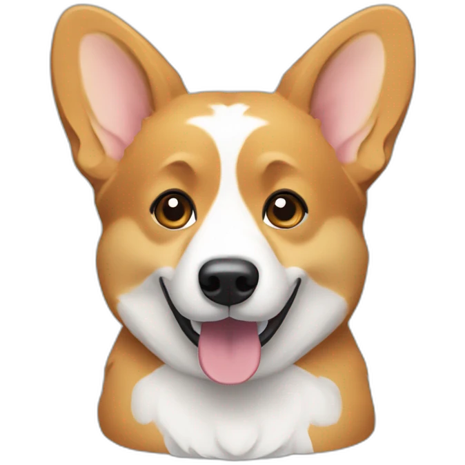 corgi typing keyboard emoji