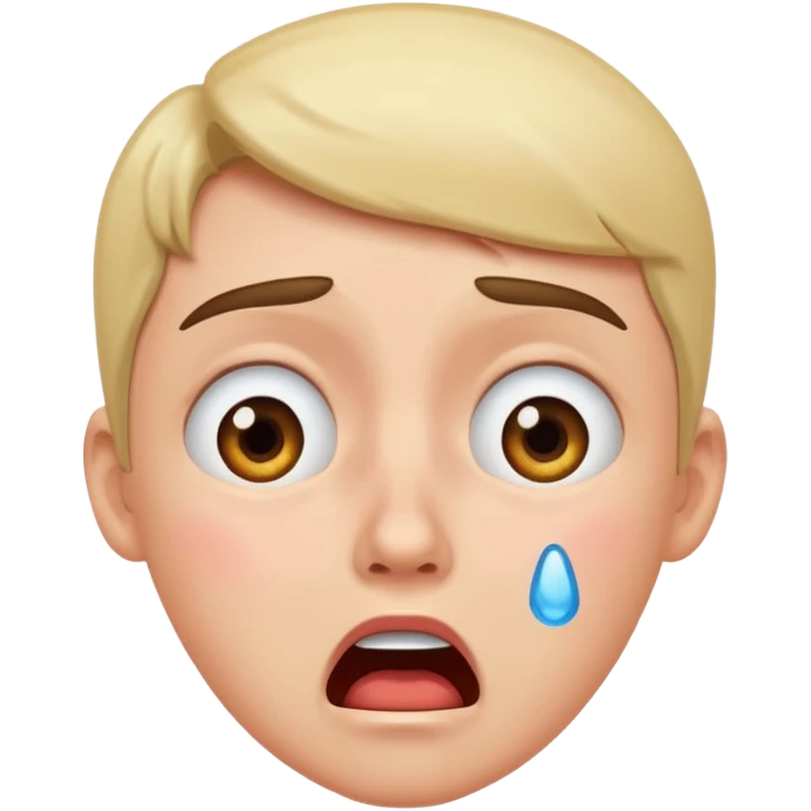 مستغرب ويبكي  emoji