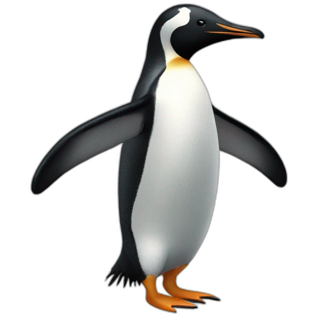 Pingüino enfadado emoji