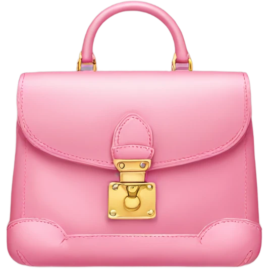 Louis vuitton pink bag emoji