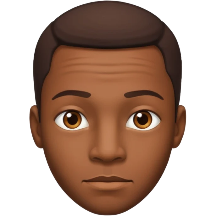 Male african american facial expressions emoji