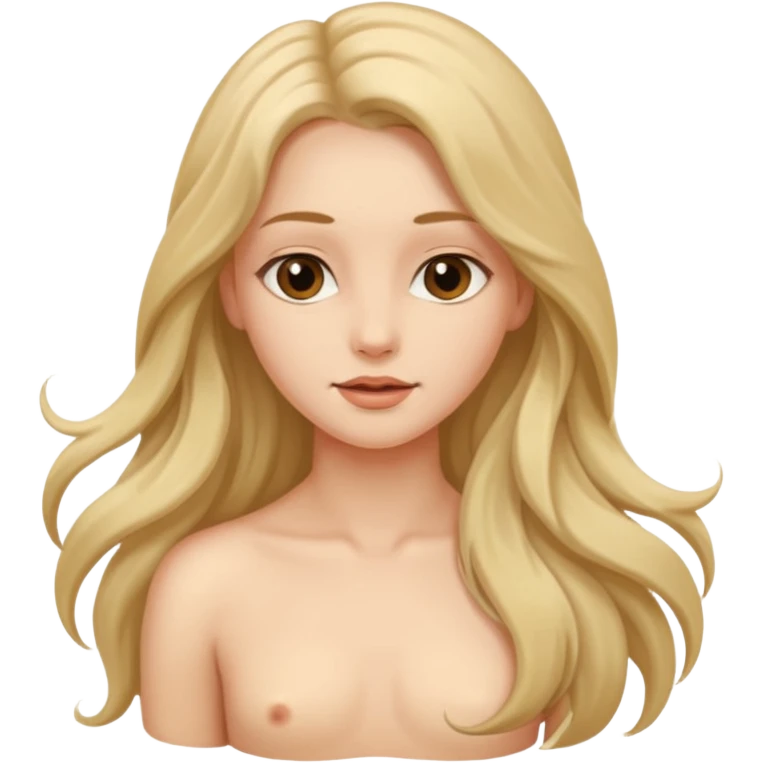 Le corps d'une fille nues emoji