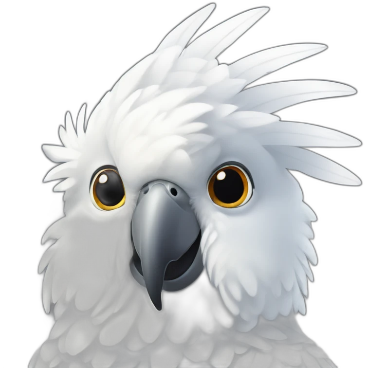 White cockatoo emoji